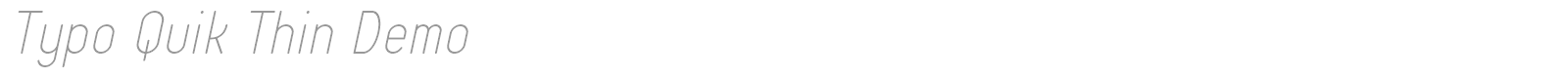 Typo Quik font preview